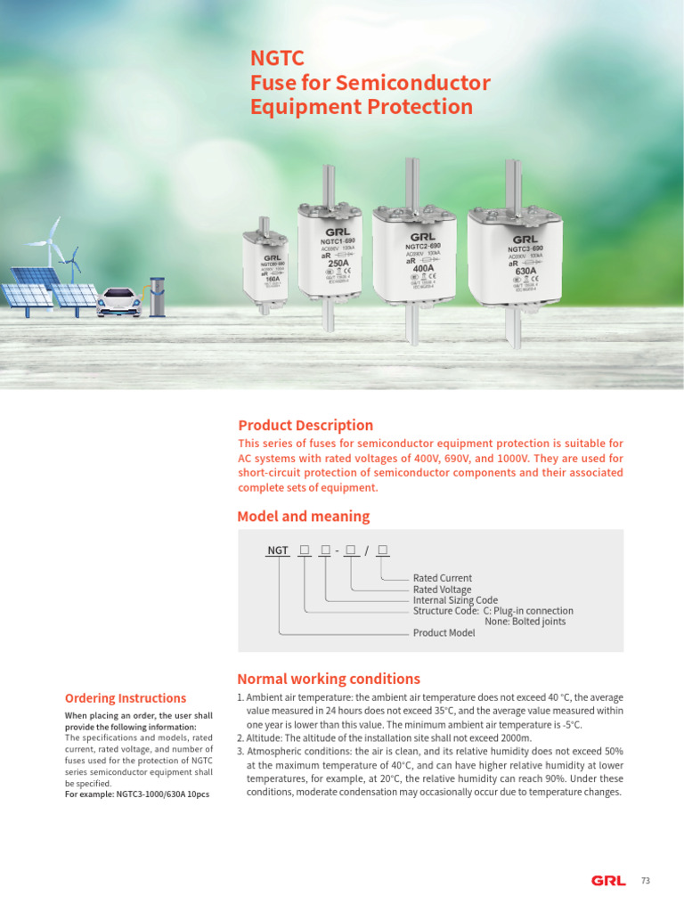 NGTC Fuse 2 | PDF | Fuse (Electrical) | Humidity