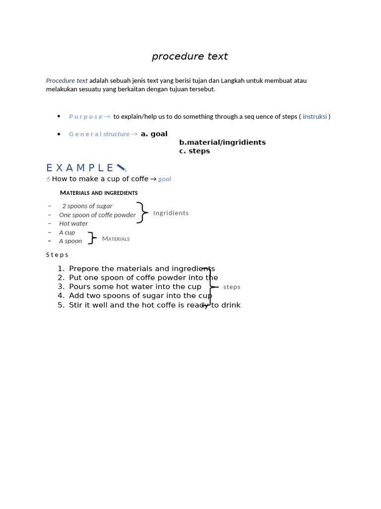 Procedure Text | PDF