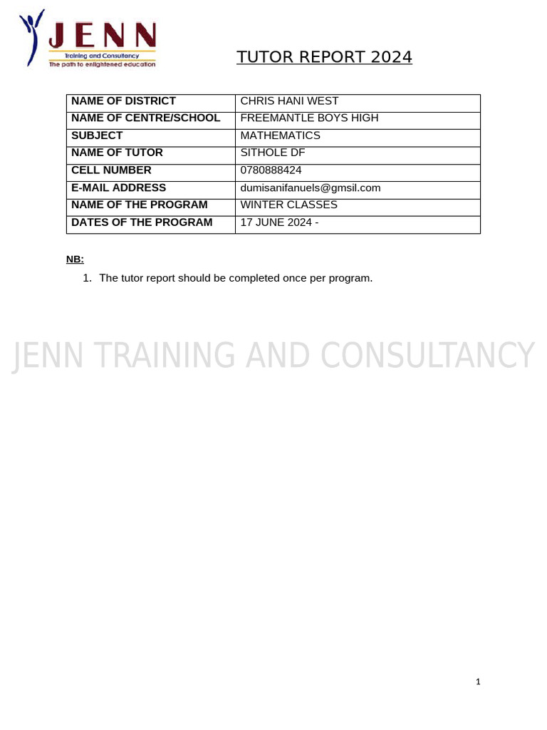 3. Tutor Reporting Tool 2024 Revised-1 | PDF | Circle | Angle