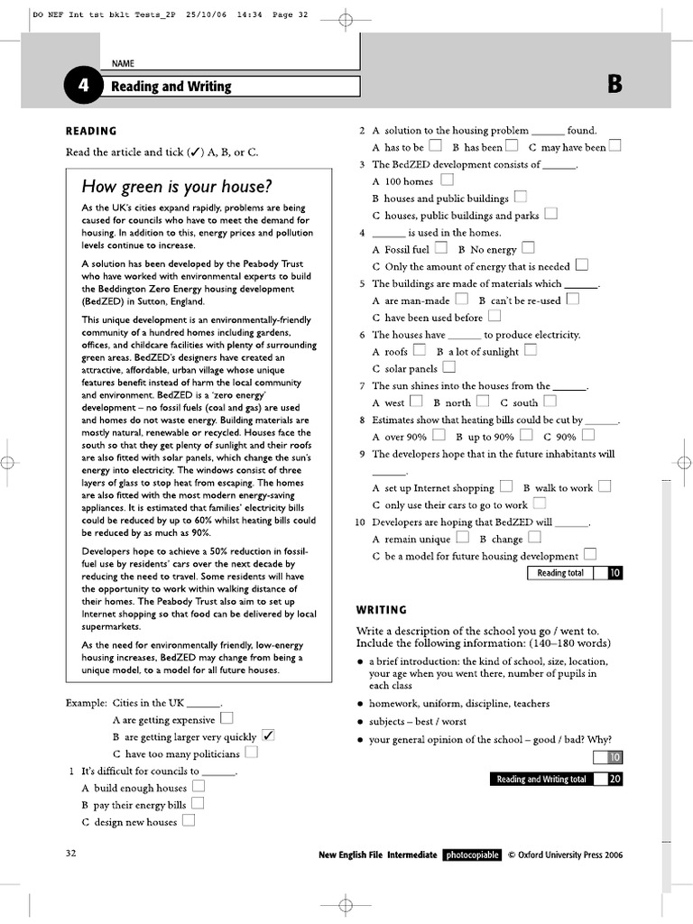 Intermediate Reading | PDF