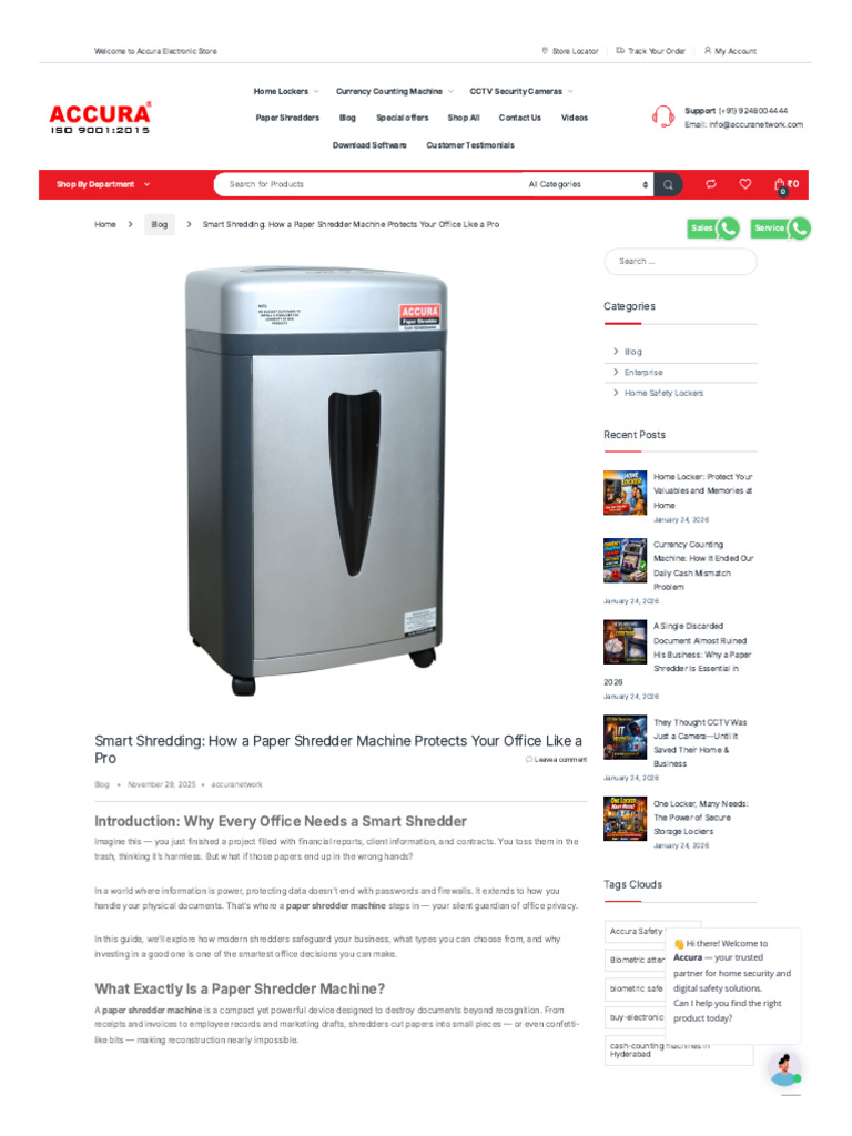 Accuranetwork Com Smart Shredding How a Paper Shredder Machine Protects ...