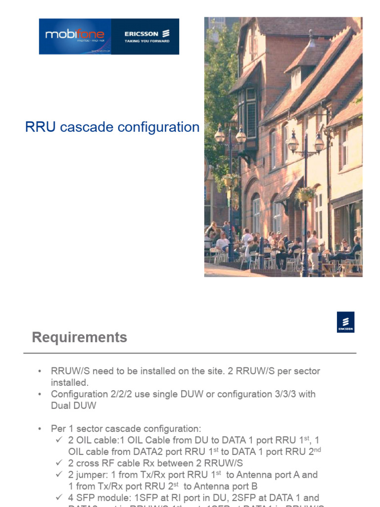 RRU Cascading Configuration | PDF | Telecommunications | Electronics