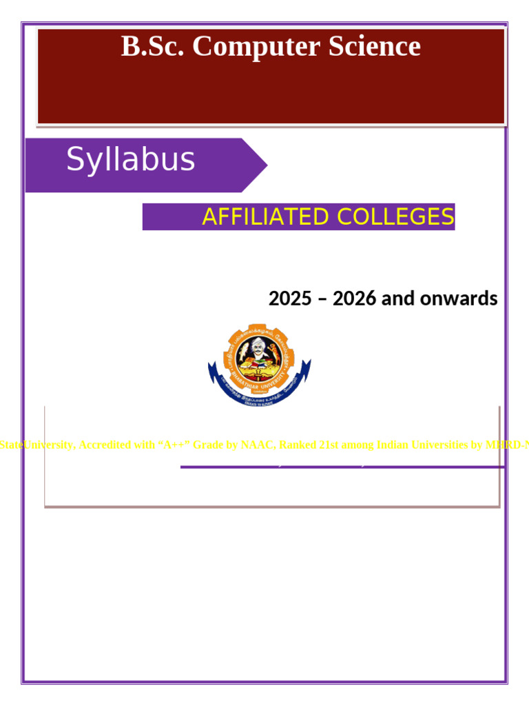 BSC Comp Sci 2025 26 | PDF | Pointer (Computer Programming) | Logic Gate