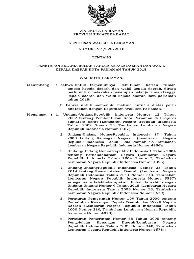 Surat Keputusn Asrian Saaa | PDF