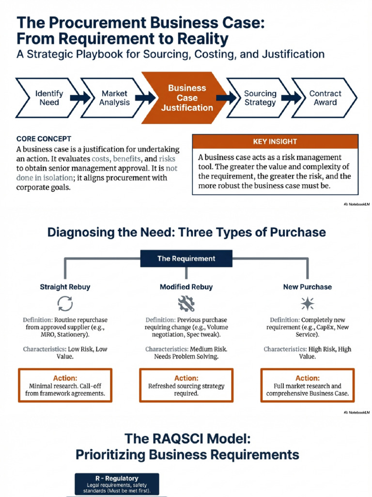 Procurement Business Case Strategy Playbook | PDF