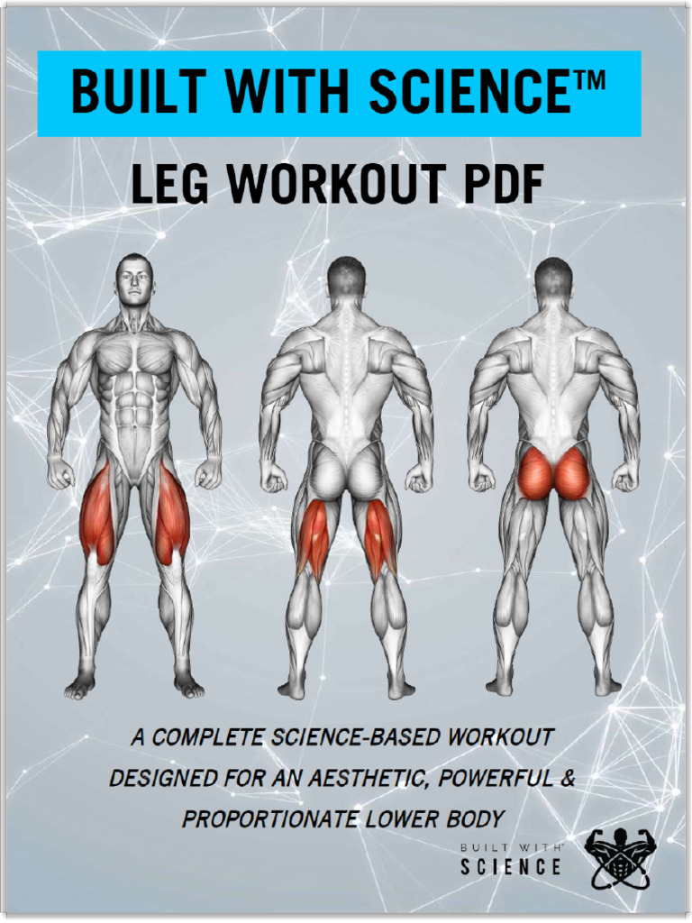 Leg Workout PDF - Science-Based Lower Body Training | PDF