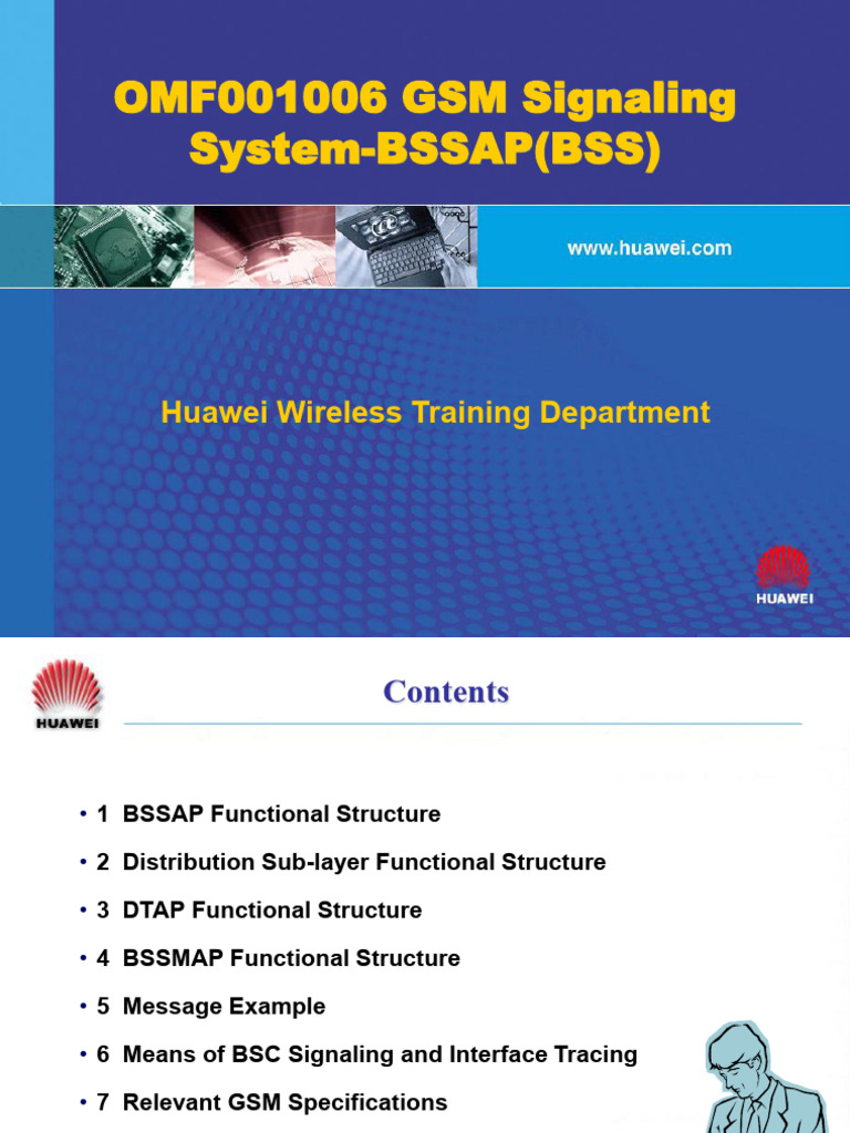 Omf001006 GSM Signaling System-Bssap (BSS) | PDF | Service Industries ...