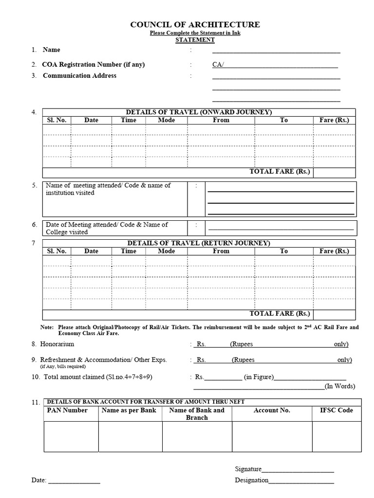 TA DA Hon Form For Inspection For Experts | PDF