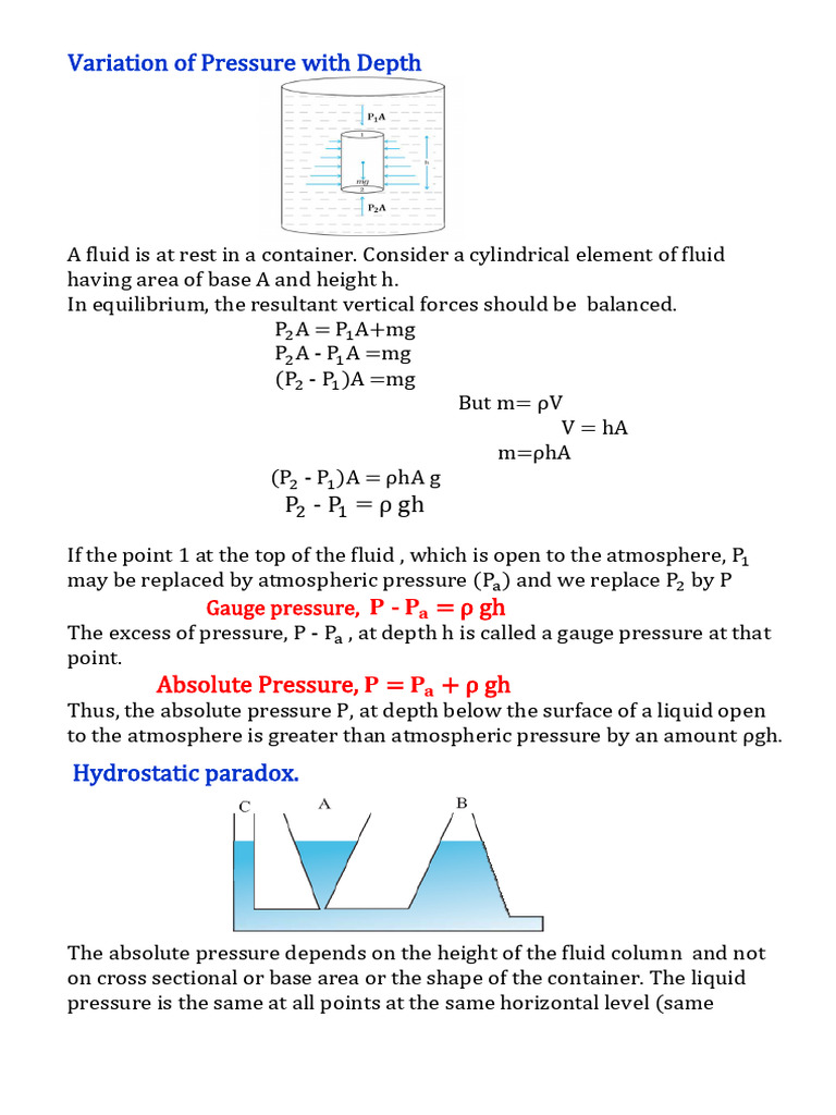 +1 Physics Full Chapters-2025-11 | PDF | Pressure | Fluid Dynamics
