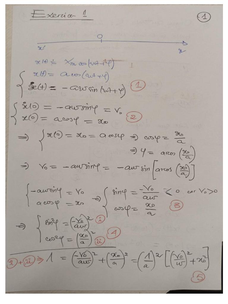 Solution Exercice 1 TD No 2 | PDF