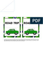 Road Trip Printables