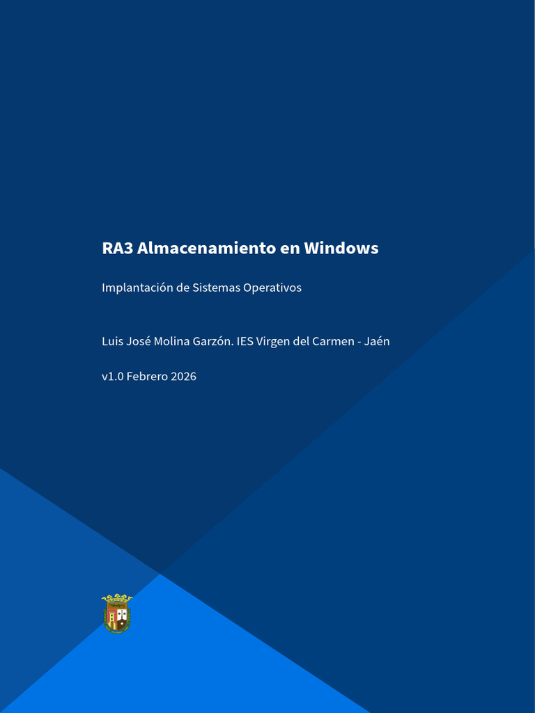RA3. Almacenamiento en Windows | PDF | Archivo de computadora | Arranque
