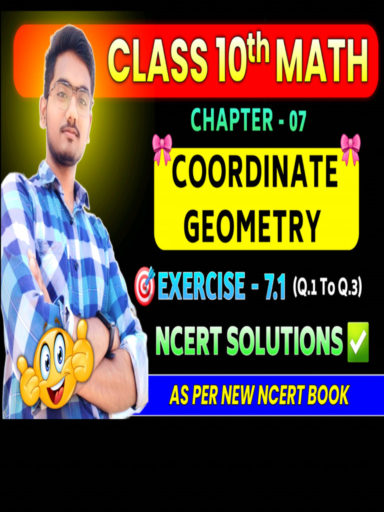 Chapter 7 Coordinate Geometry Class 10th Maths New Ncert Solution | PDF