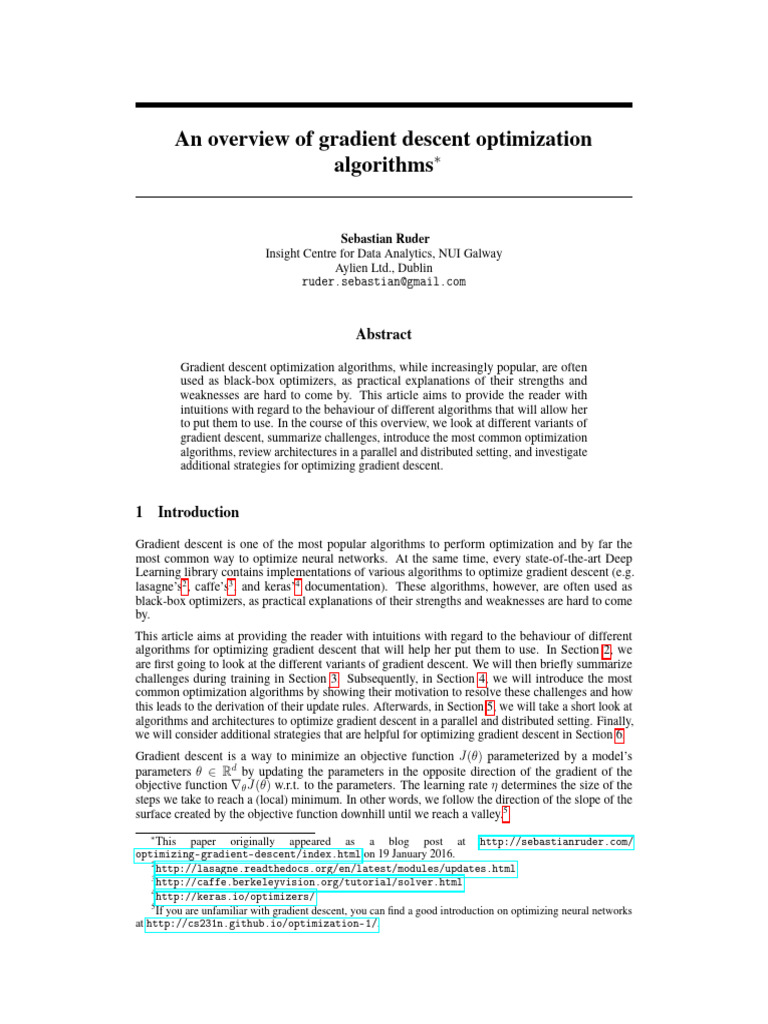 All Varient of Gradient Descent Explaination | PDF | Mathematical ...