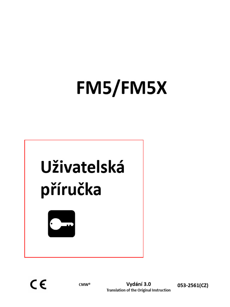 Czech FM5 Operator's (ID0298159 - 02 - SVC) | PDF