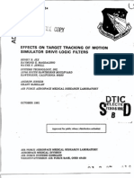 Target and Disturbances in Flight Simulation