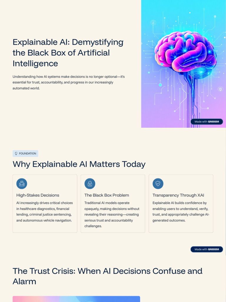 Explainable AI Demystifying The Black Box of Artificial Intelligence ...