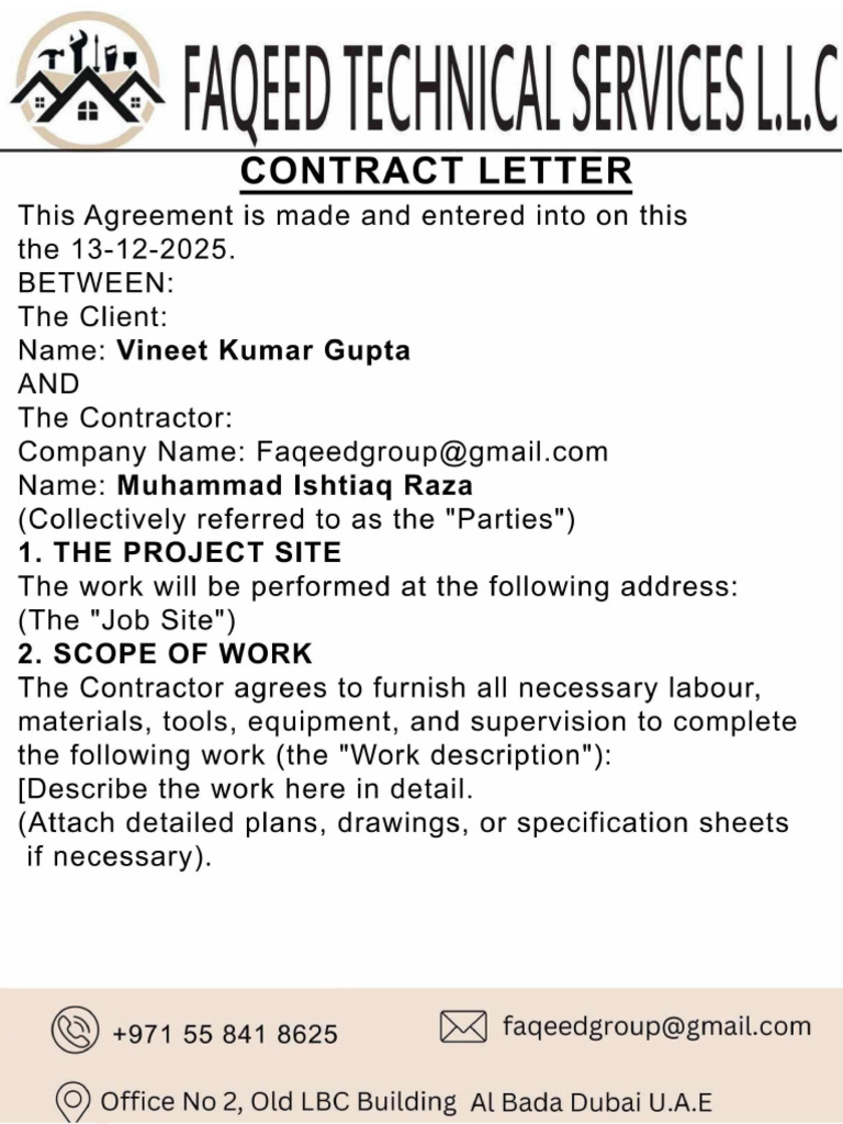 Contract and Quotation | PDF