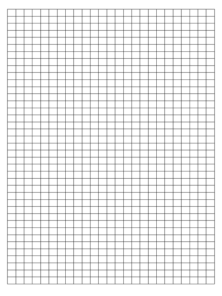 1000 Boxes Single Page A4 | PDF