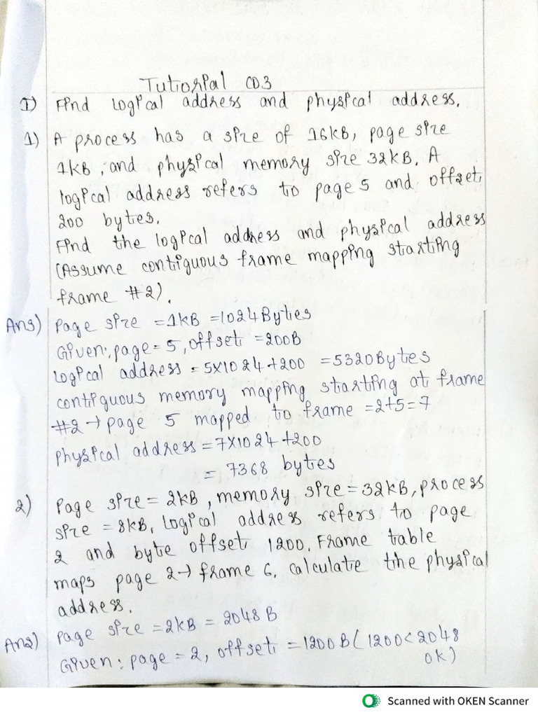 Tutorial CO3 | PDF
