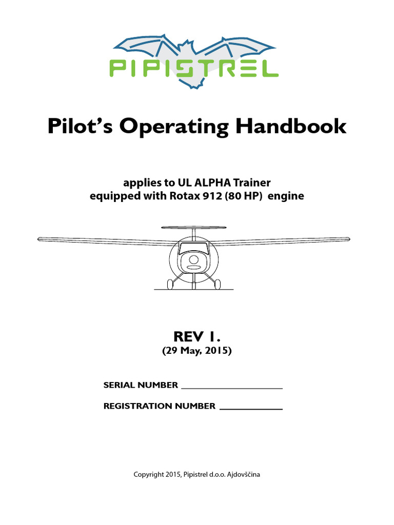 ALPHA Trainer - Pilots Operating Handbook REV 1 | PDF | Aircraft | Flap ...