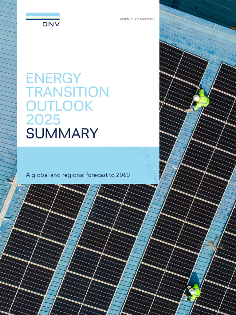 DNV ETO 2025 Executive Summary Digital | PDF | Renewable Energy ...