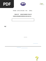 ACORD 75 Insurance Binder Sample | PDF