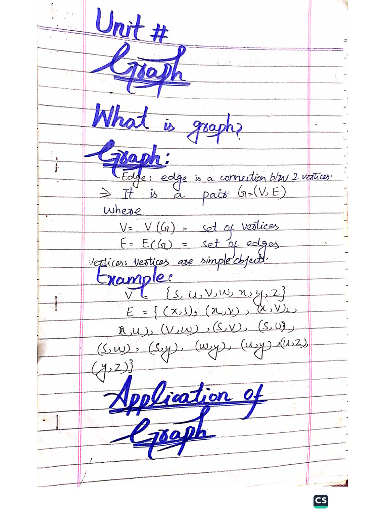 11 - Basics of Graphs | PDF