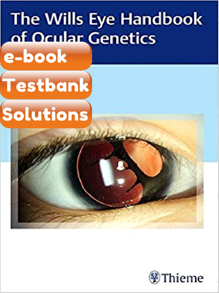 Testbank the Wills Eye Handbook of Ocular Genetics by Alex Levin Mario ...