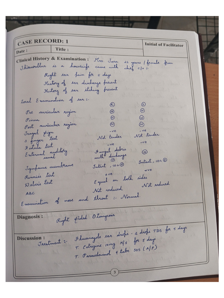 Ent Record | PDF