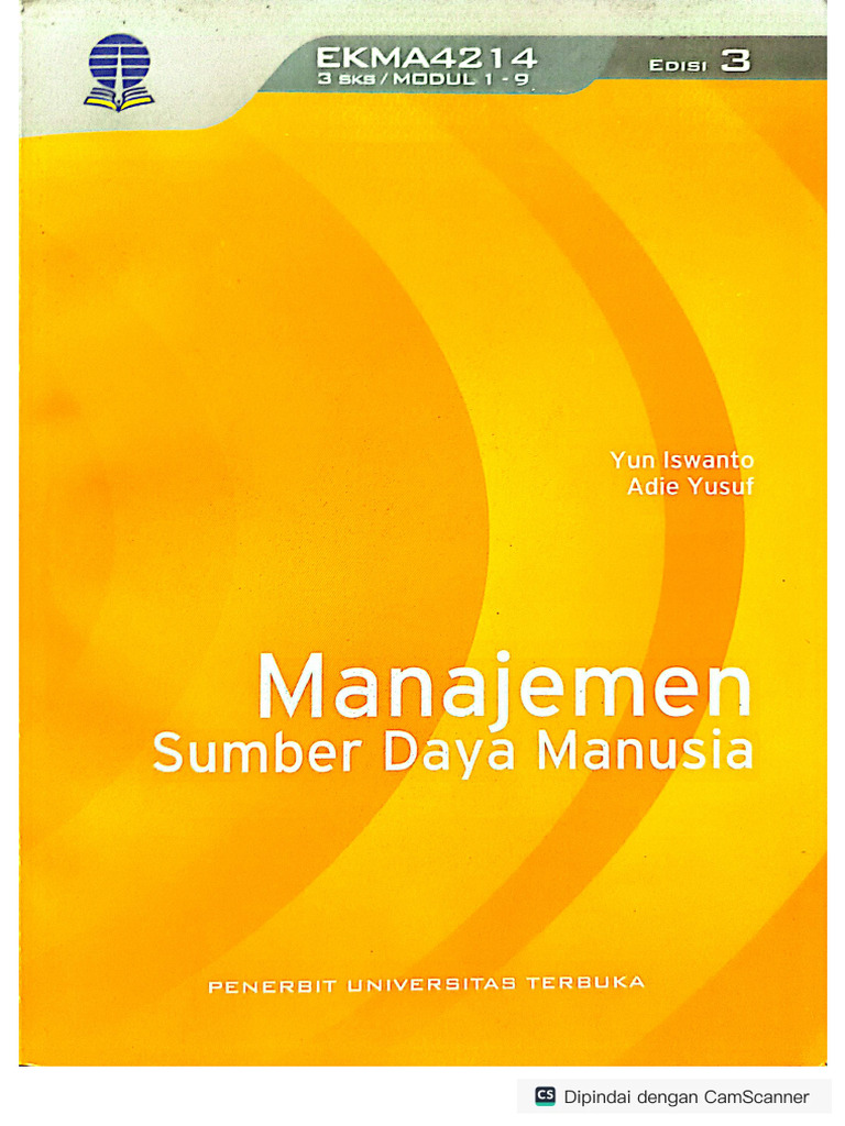 Cover Daftar Isi Modul Manajemen SDM | PDF