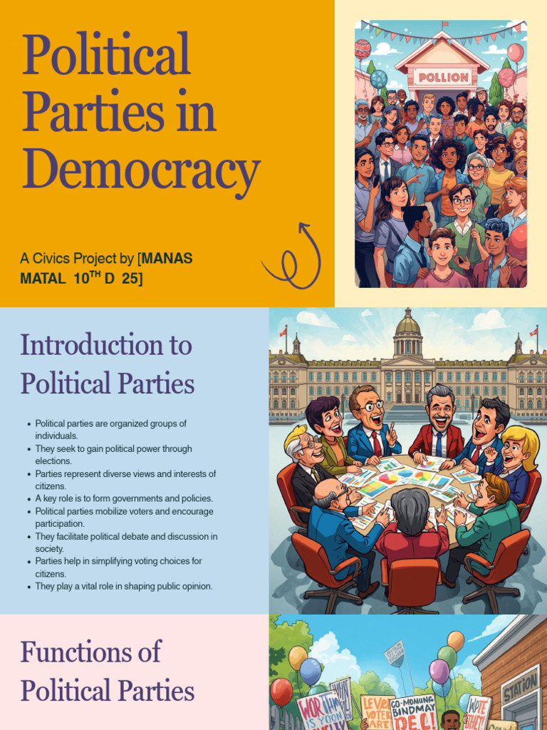 Presentation - Political Parties in Democracy | PDF | Political Parties ...
