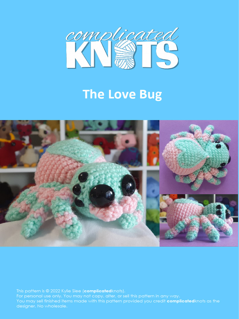 Love Bug Spider Crochet Pattern | PDF | Crochet | Needlework