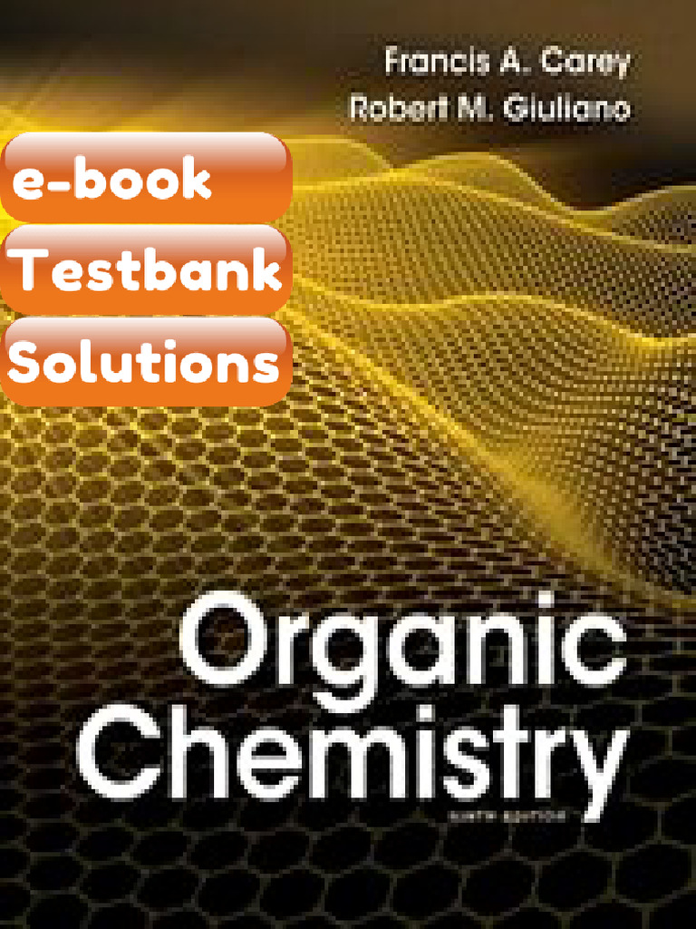 Testbank Organic Chemistry Carey 9th Edition Fast Download | PDF