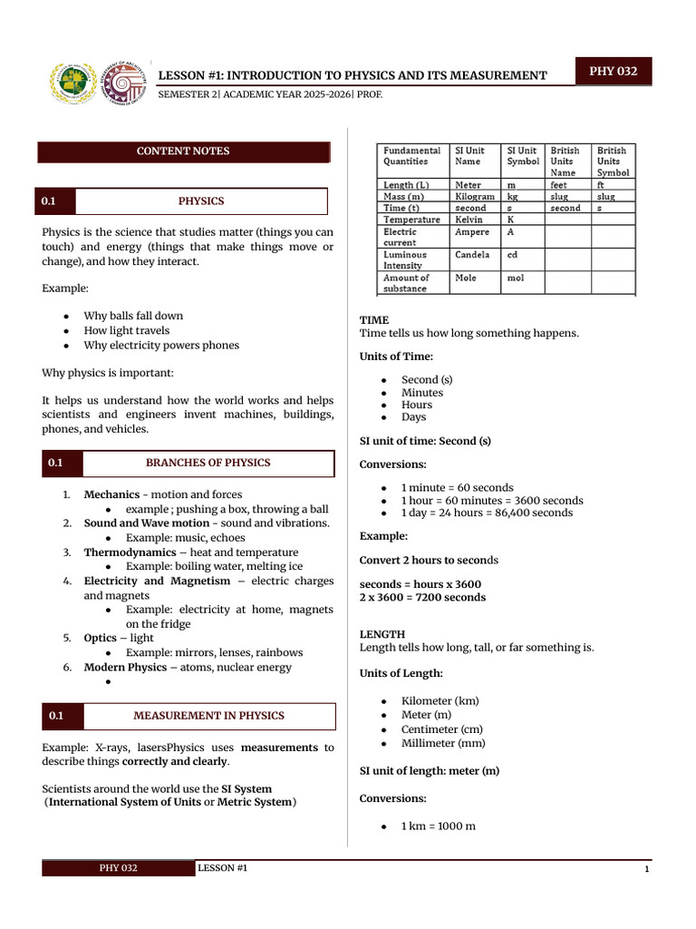 Phy 032 | PDF | Acceleration | Kilogram