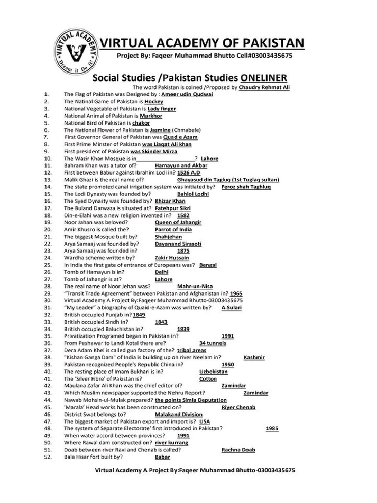 PK One Liner Notes | PDF