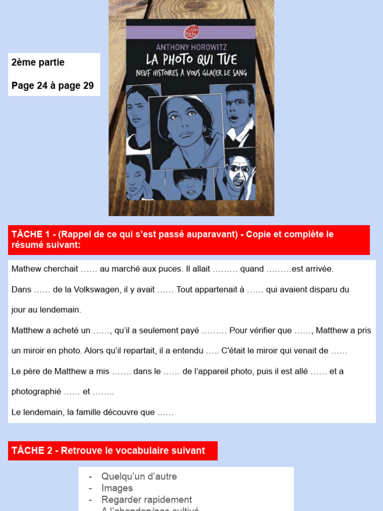 PPT2 - La Photo Qui Tue (Horowitz) | PDF