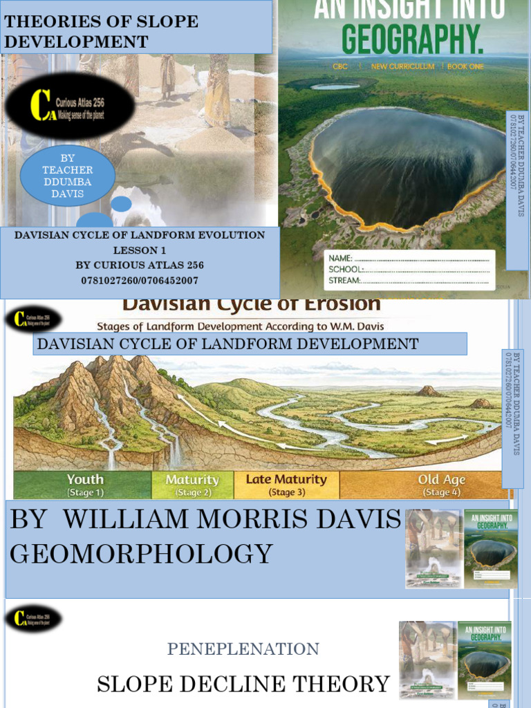 Davisian Cycle of Landform Evolution by Tr Ddumba Davis Aproduct of ...