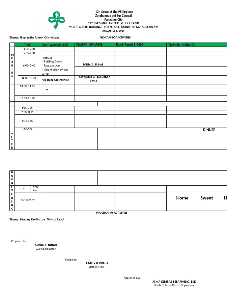 GSP Matrix 2025-2026 Final | PDF
