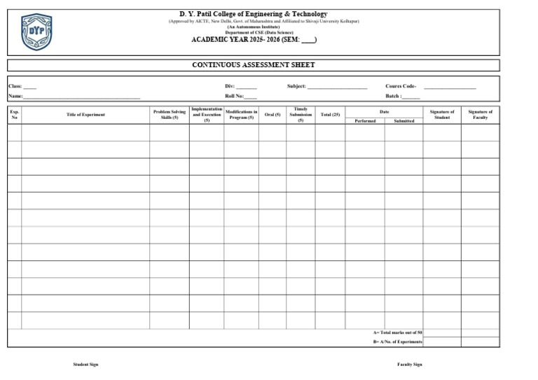 CAS 25 Marks | PDF