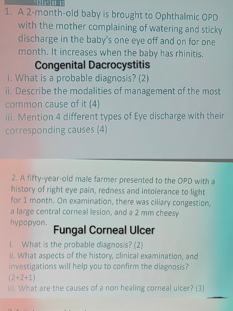 Opthal Cases | PDF