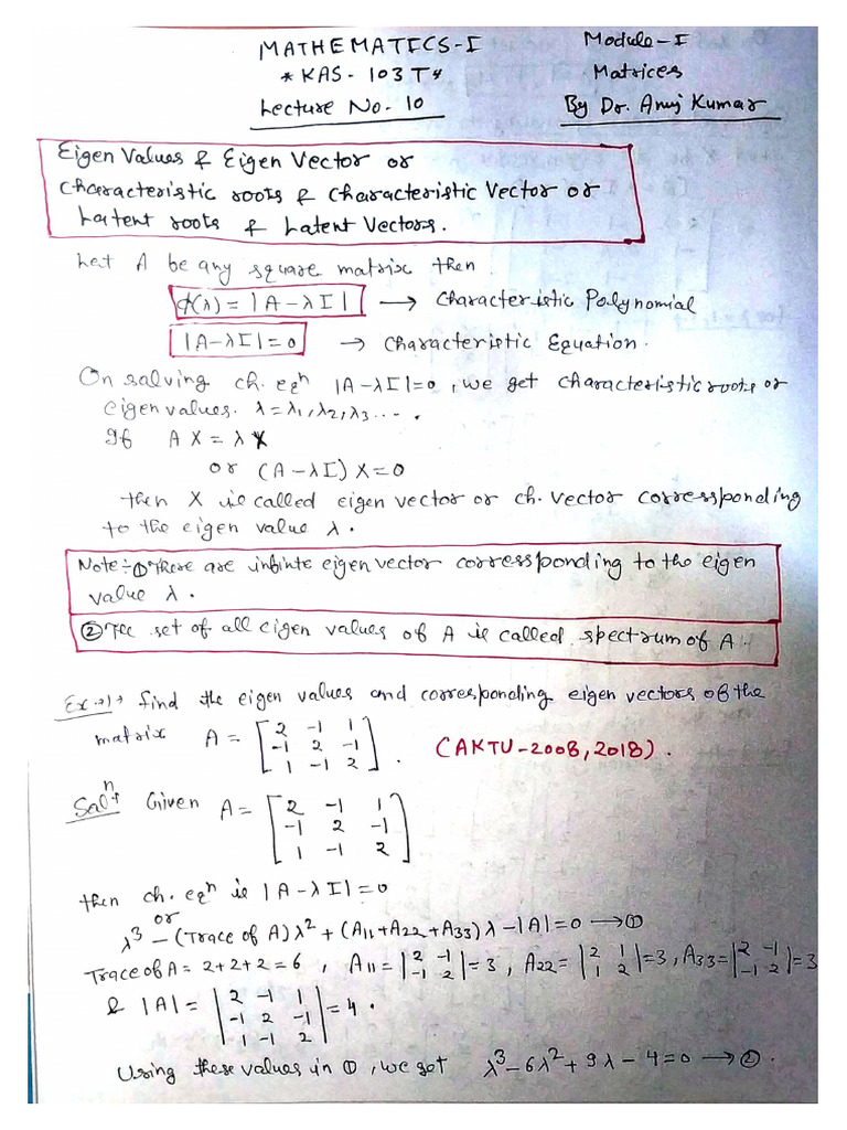 Lec-10 (Module - 1) | PDF