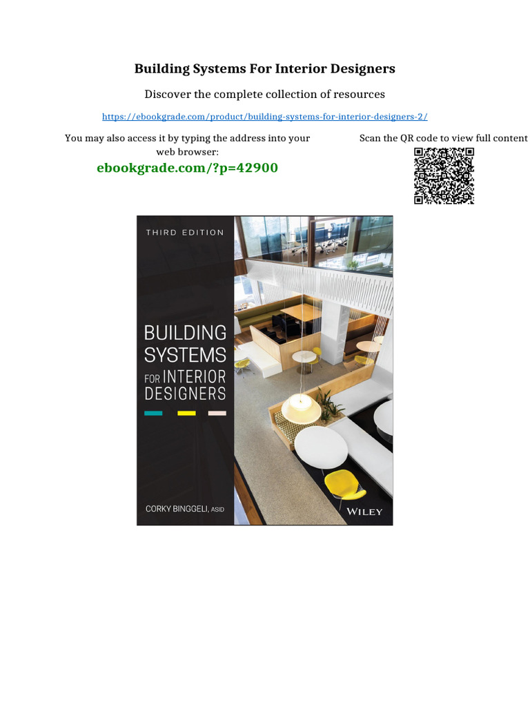 Building Systems For Interior Designers Sample | PDF