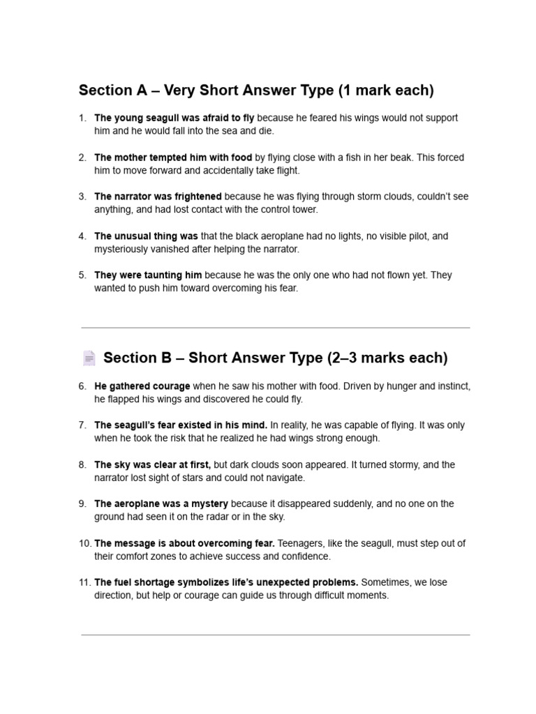Questions & Answers part 2 Answers | PDF