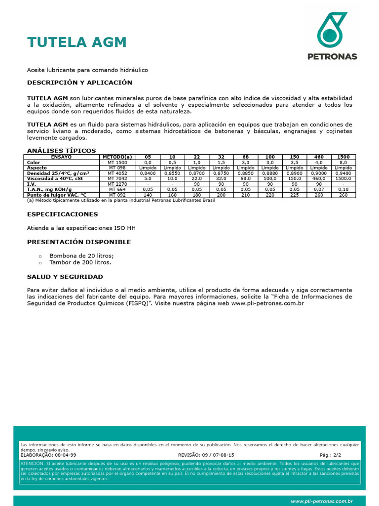 AGM Esp | PDF | Sustancias químicas