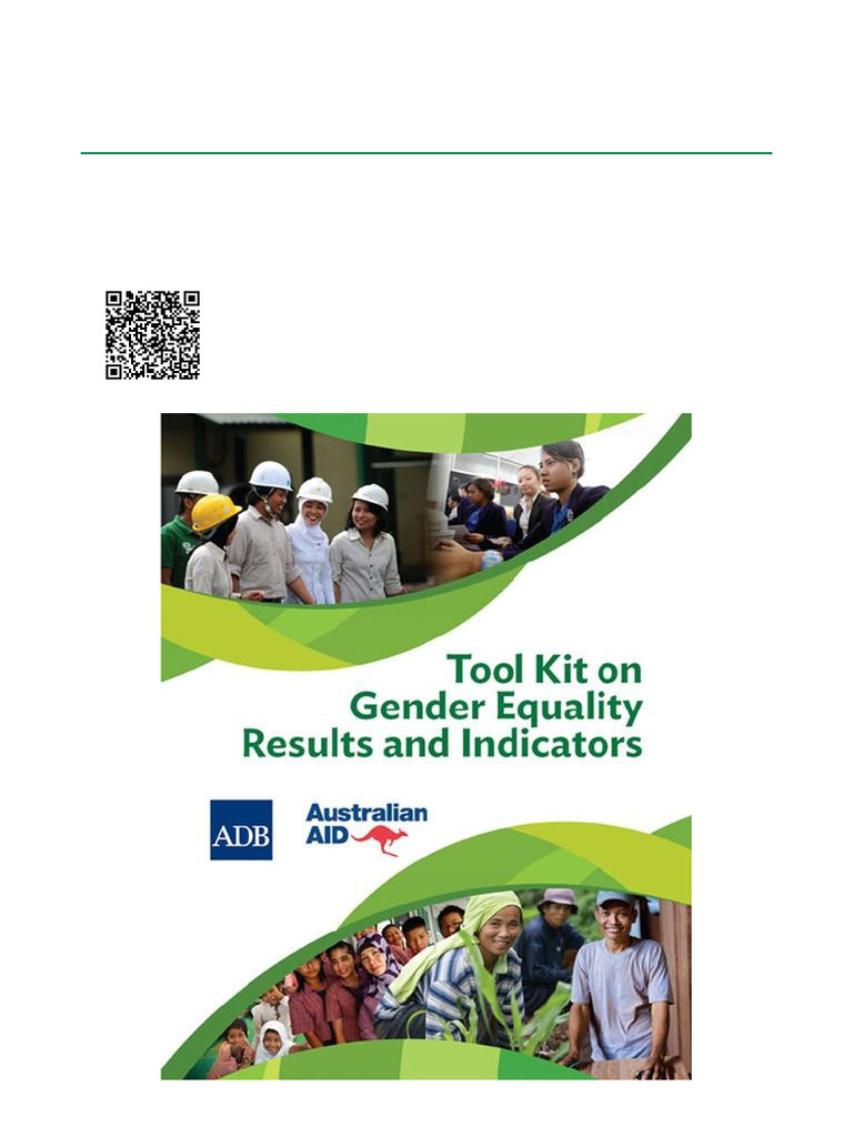 Tool Kit On Gender Equality Results and Indicators, 1st Edition ISBN ...