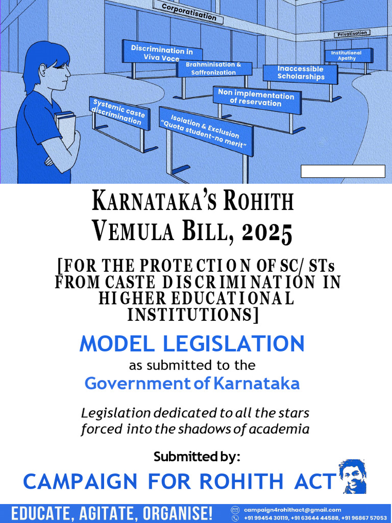 Rohith Act Booklet - Karnataka To Hyd Print | PDF | Harassment ...