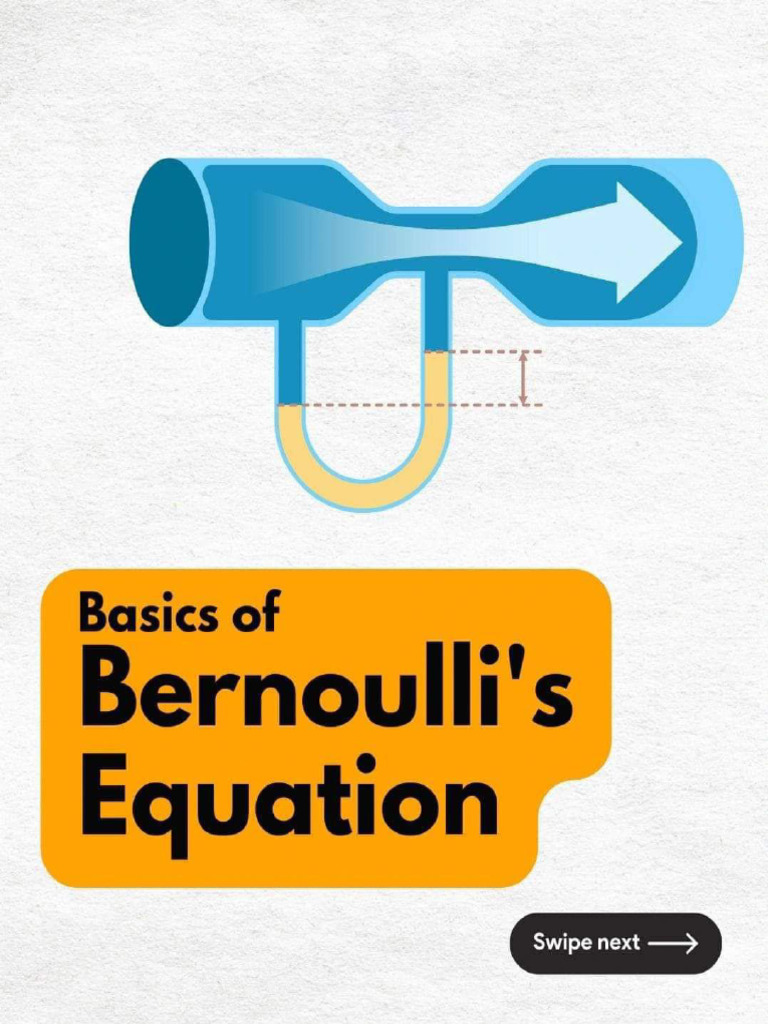 Bernoulli's Equation | PDF