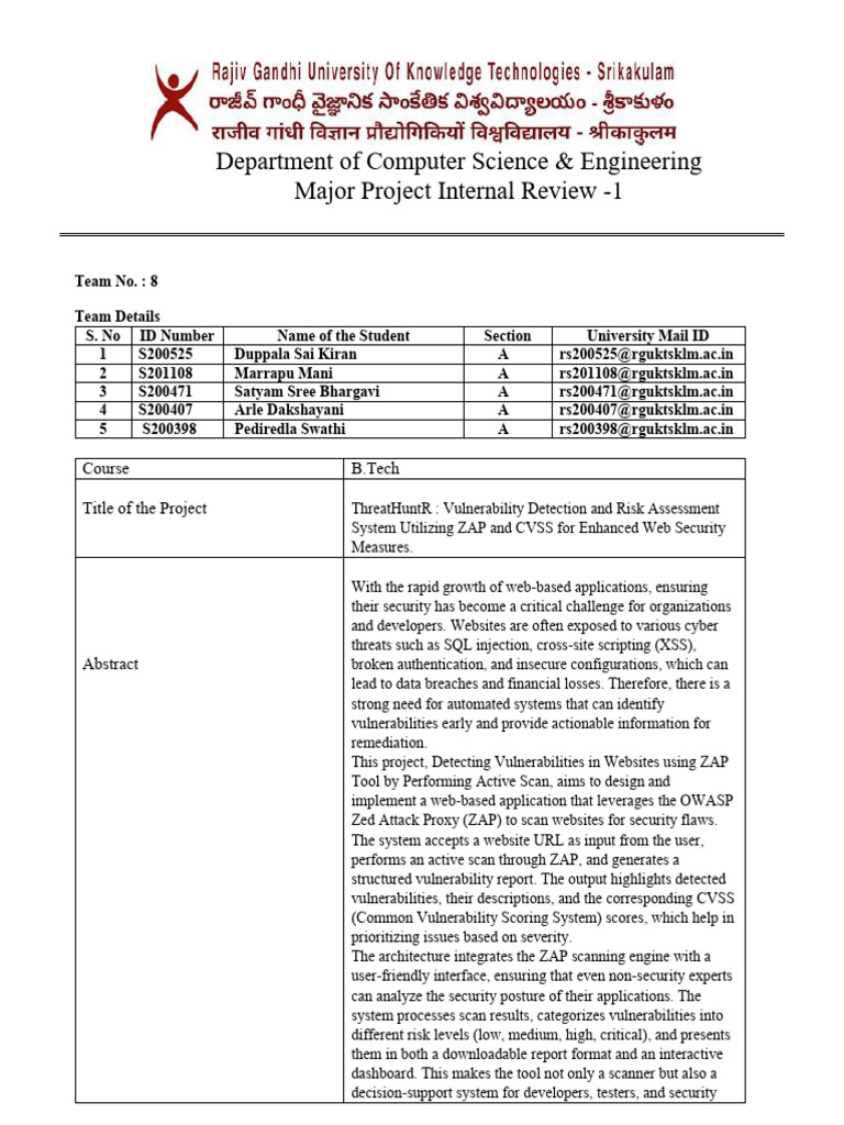 Abstract Template | PDF | Computer Security | Security