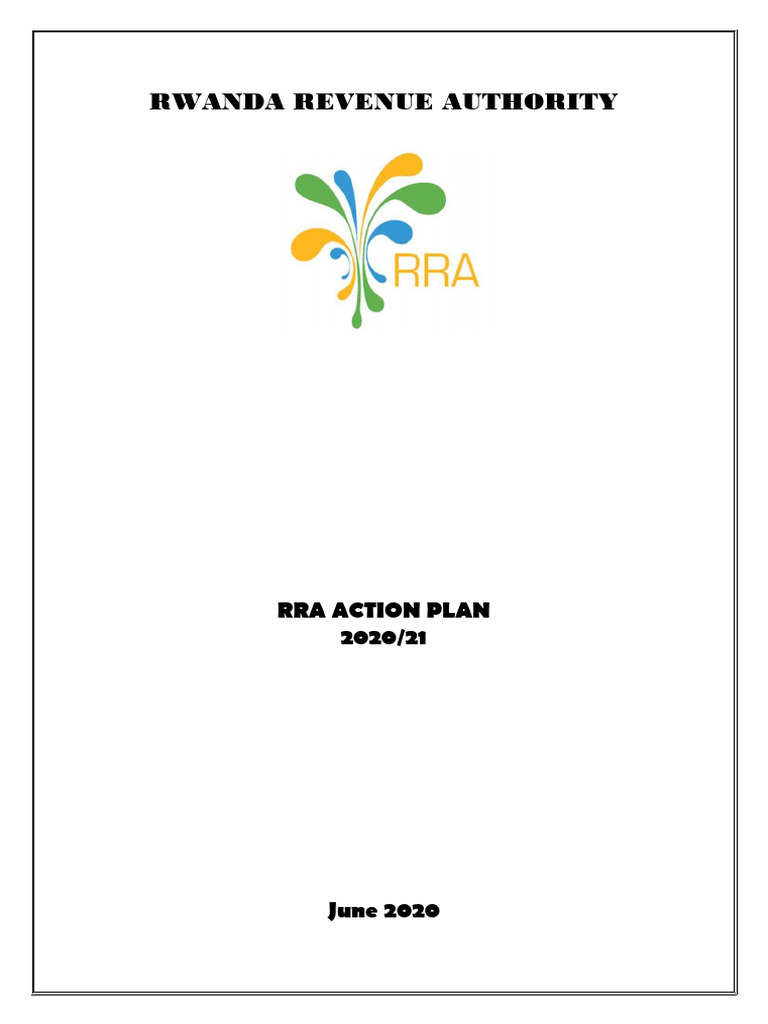 Rra Action Plan 2020-21 | PDF | Taxes | Strategic Planning